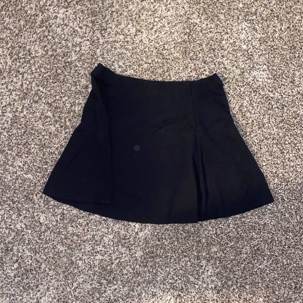 Black Peplum Skirt